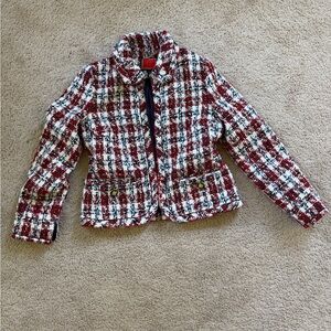 Women's J Crew Plaid tweed Jacket